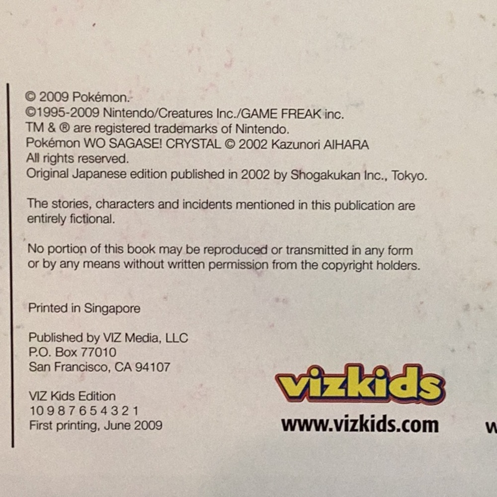 Let’s Find Pokemon Crystal Book 2009 Hardcover Large Pikachu Lugia Charizard - Picture 10 of 16